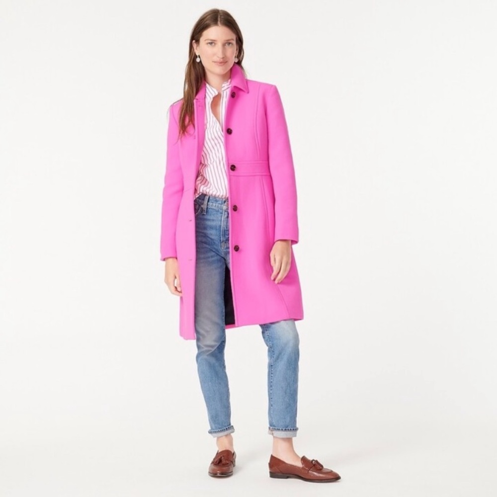 JCREW Classic lady day coat in Italian double-cloth wool with Thinsulate
